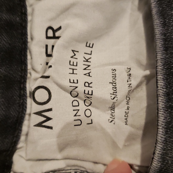 MOTHER Undone Hem Looker Ankle Stealing Shadows 25 - Picture 7 of 10